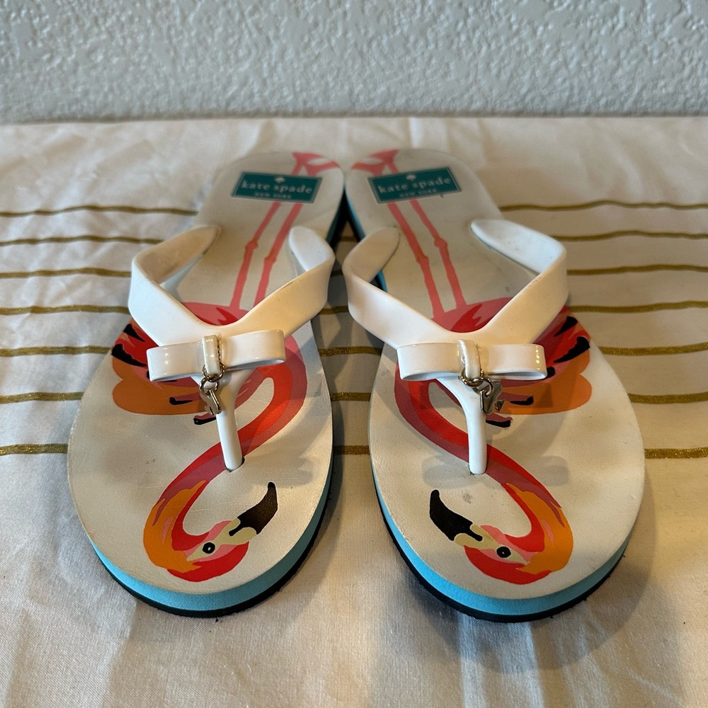 kate spade Flamingo Mystic Flip Flop Sandals